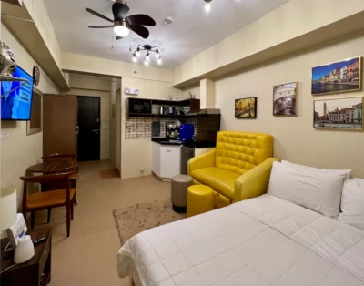 Affordable Studio Unit with High Speed WiFi & Parking at the heart of CDO❤️ Venice-inspired